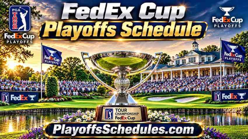 2026 FedEx Cup Playoffs Schedule, Field, How to Watch, Format, Money.